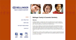 Desktop Screenshot of bellingerdentistry.com